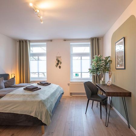 Boho-Suite - Sauna, Netflix, Nespresso, Zentral, Messe Chemnitz Bagian luar foto