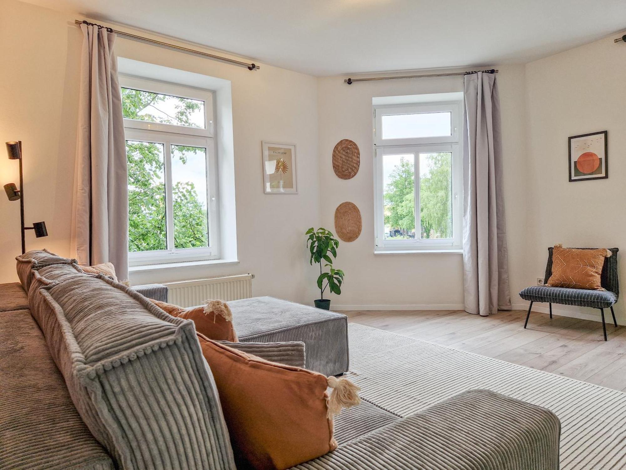 Boho-Suite - Sauna, Netflix, Nespresso, Zentral, Messe Chemnitz Bagian luar foto